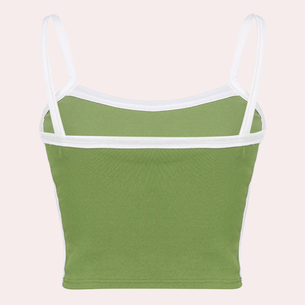 Elegant Women's Top with Spaghetti Straps