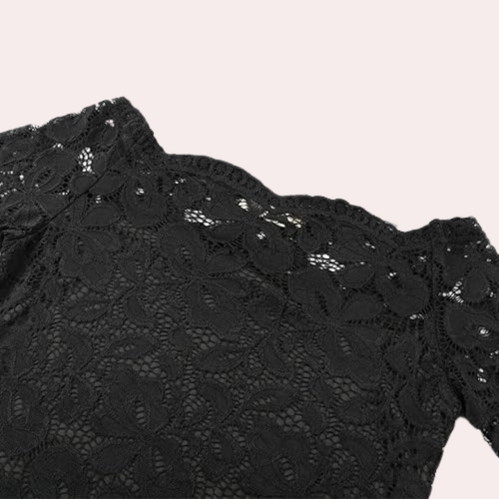 Elegant Off-Shoulder Women's Lace Blouse