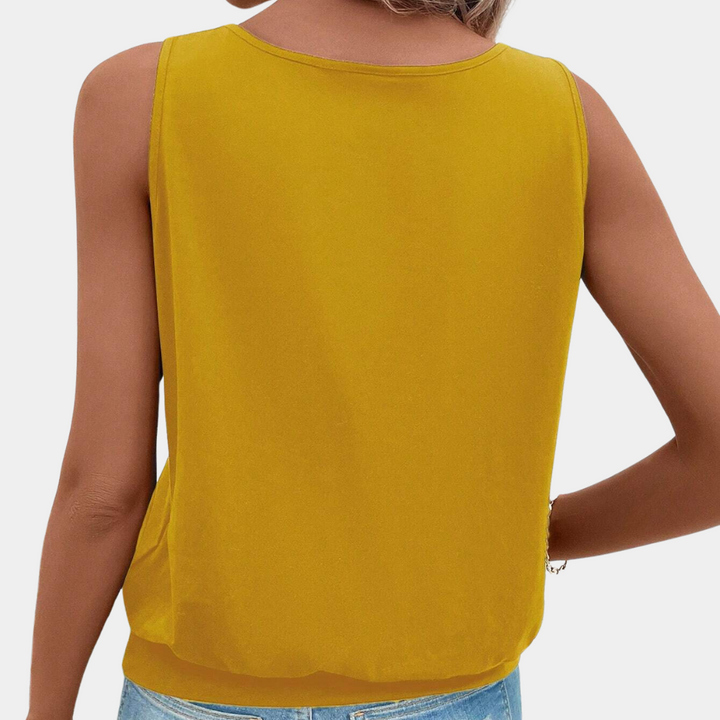 Stylish sleeveless women's top for a sophisticated look