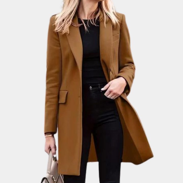 Stylish modern women's trench coat