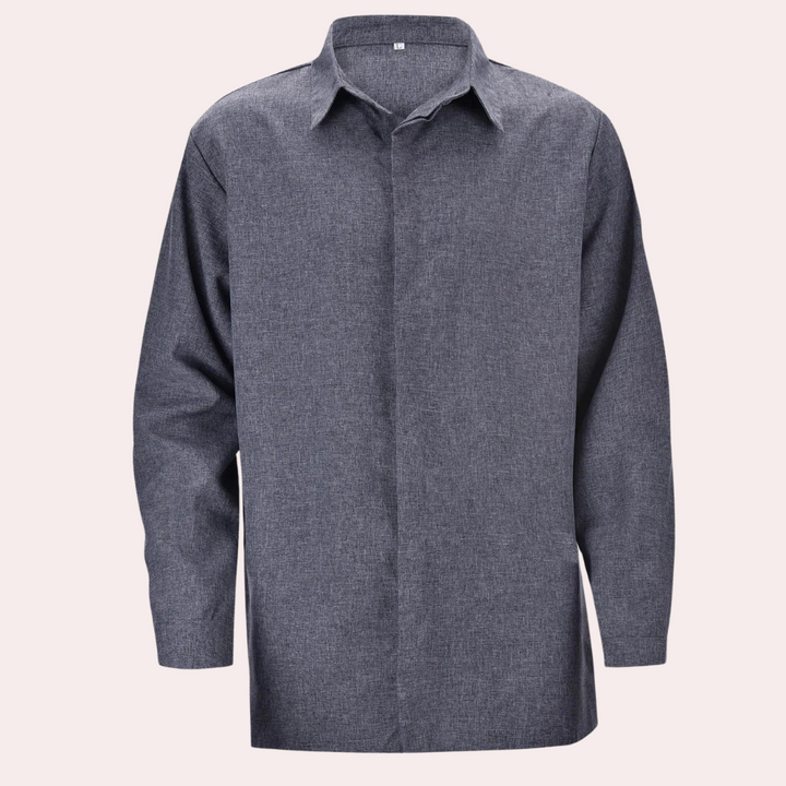 Claudio - Elegant Long-sleeved Men's Classic Style Shirt