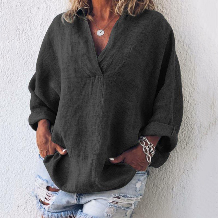 Brenda - Elegant Oversized Women's Blouse