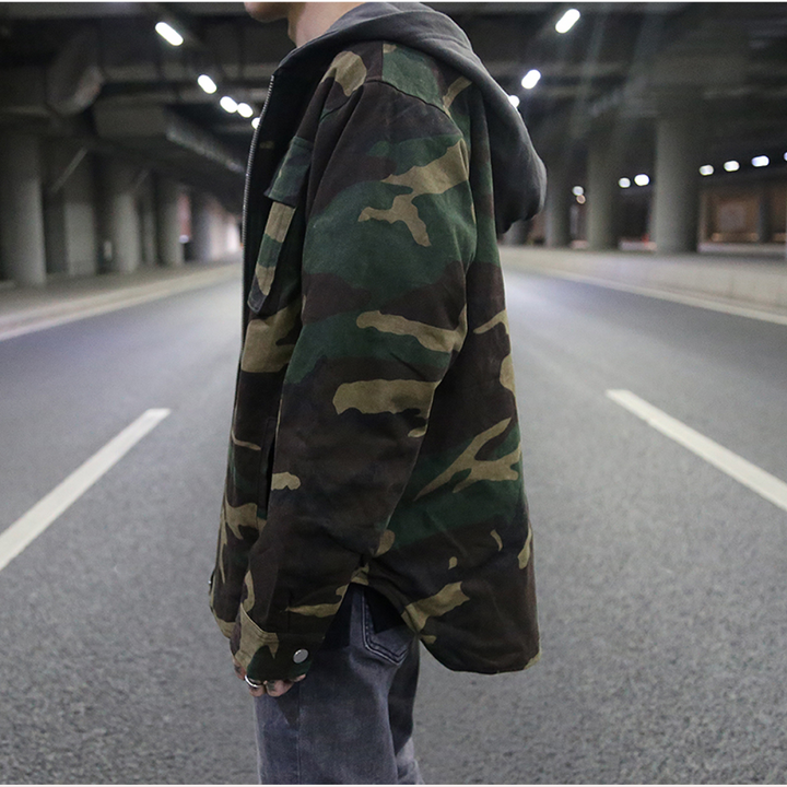 Ethane - Stylish Urban Camo Men's Hoodie
