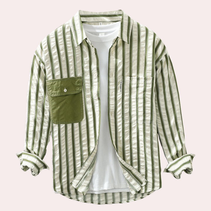 Branko - Stylish and Casual Striped Shirt for the Modern Man