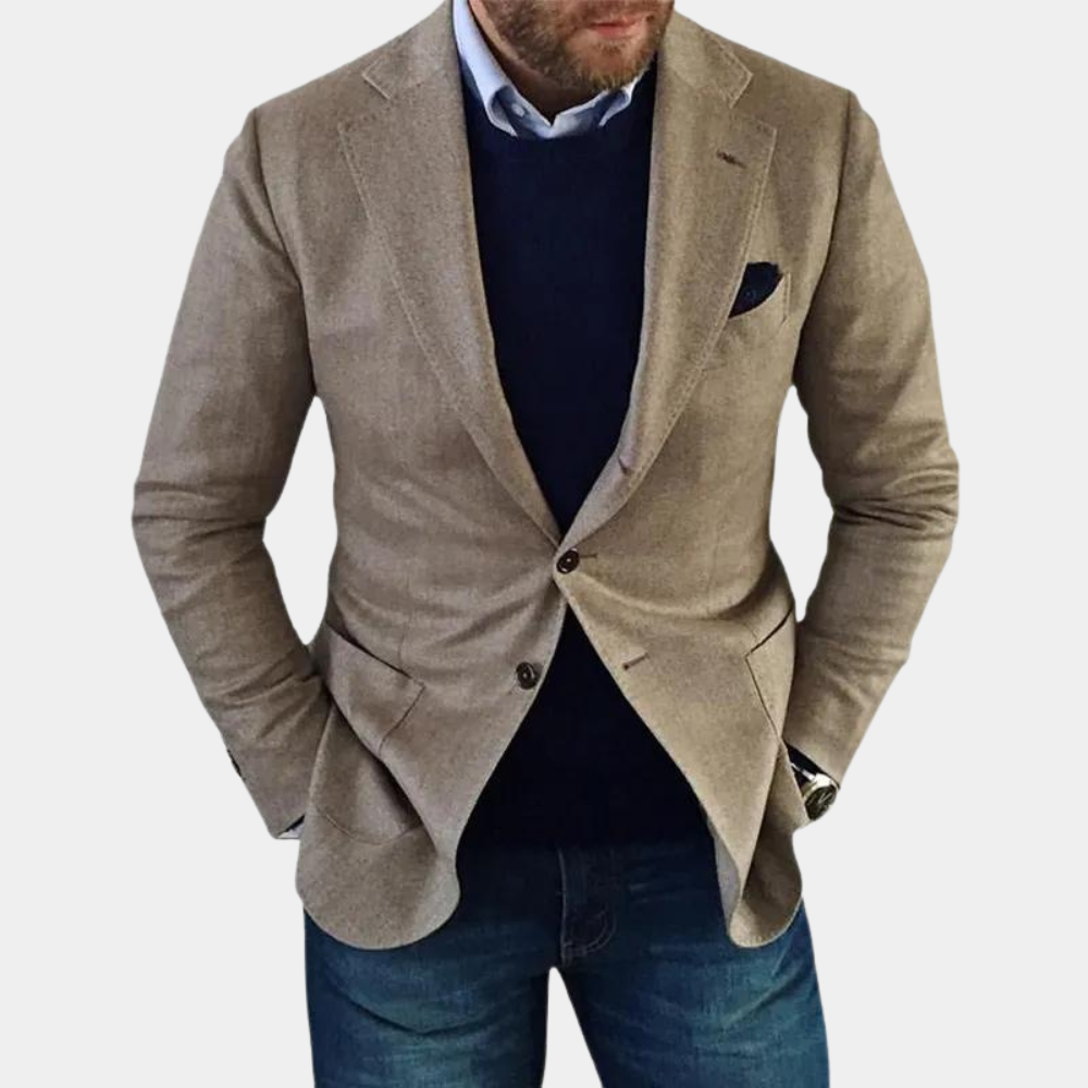 Georg - Stylish Casual Buttoned Jacket for the Contemporary Man