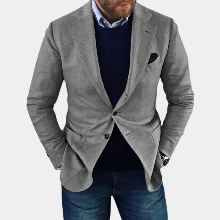Georg - Stylish Casual Buttoned Jacket for the Contemporary Man