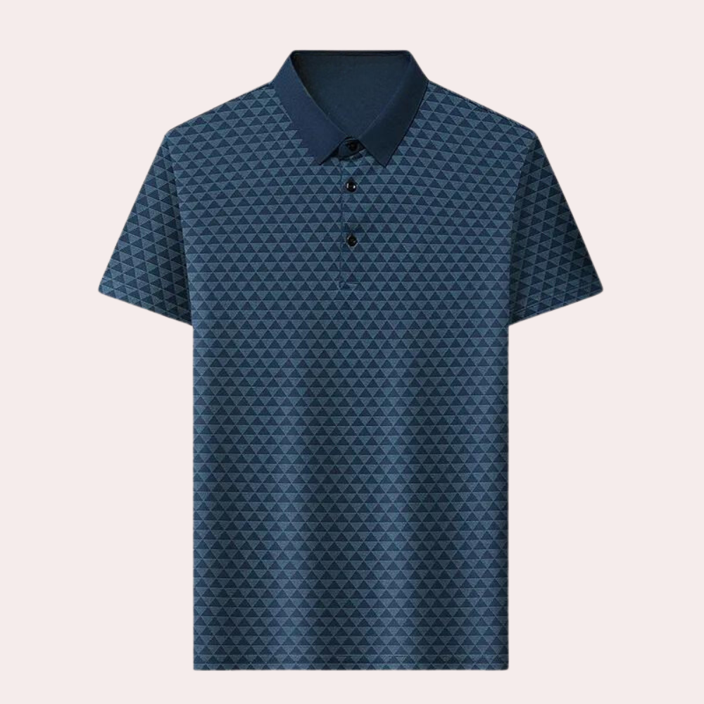 Elegant Men's Polo by Brian for a Carefree Stylish Outfit