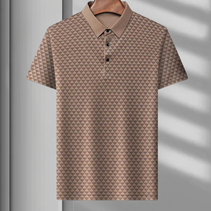 Elegant Men's Polo by Brian for a Carefree Stylish Outfit