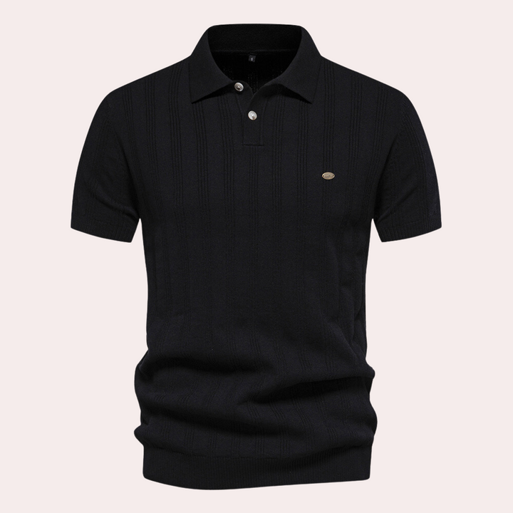 Cornel - Elegant Knitted T-shirt for the Modern Man