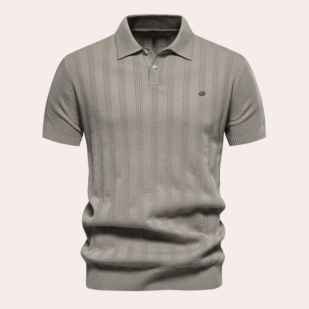 Cornel - Elegant Knitted T-shirt for the Modern Man