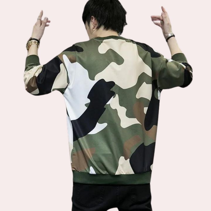 Beniamin - Trendy and Practical Camouflage Sweatshirt