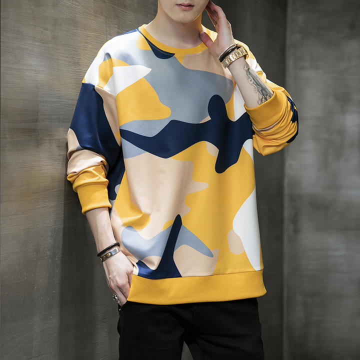 Beniamin - Trendy and Practical Camouflage Sweatshirt