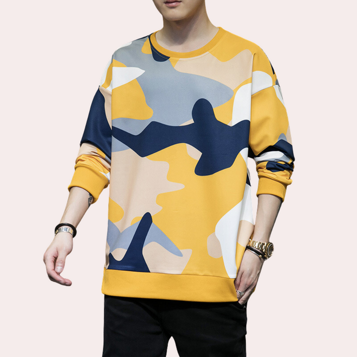 Beniamin - Trendy and Practical Camouflage Sweatshirt