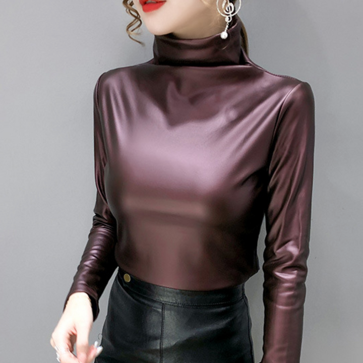 Stefania - Stylish women's long-sleeved shirt