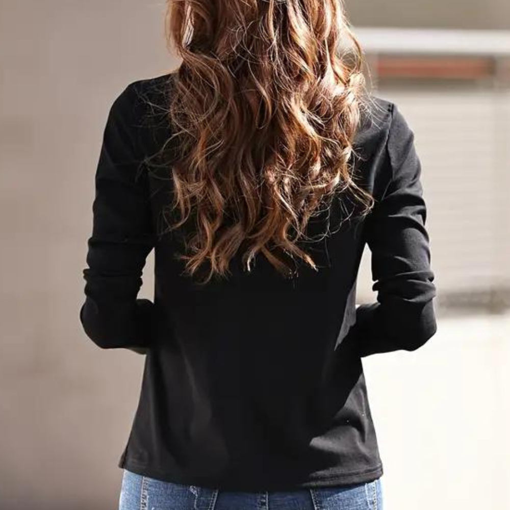 Elaina - Elegant Long-sleeved T-shirt for Women