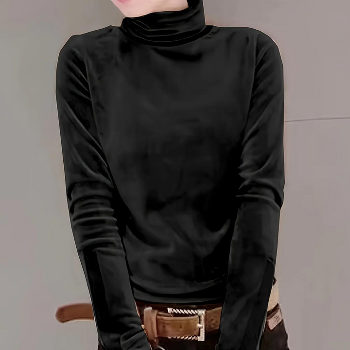 Rosina - Luxury and Comfortable Women's Turtleneck T-shirt