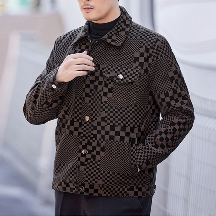 Ghita - Relaxed Fit Buttoned Jacket for Men