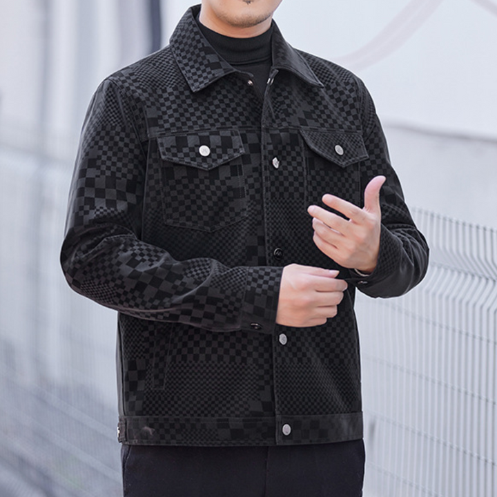Ghita - Relaxed Fit Buttoned Jacket for Men