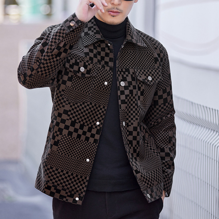 Ghita - Relaxed Fit Buttoned Jacket for Men