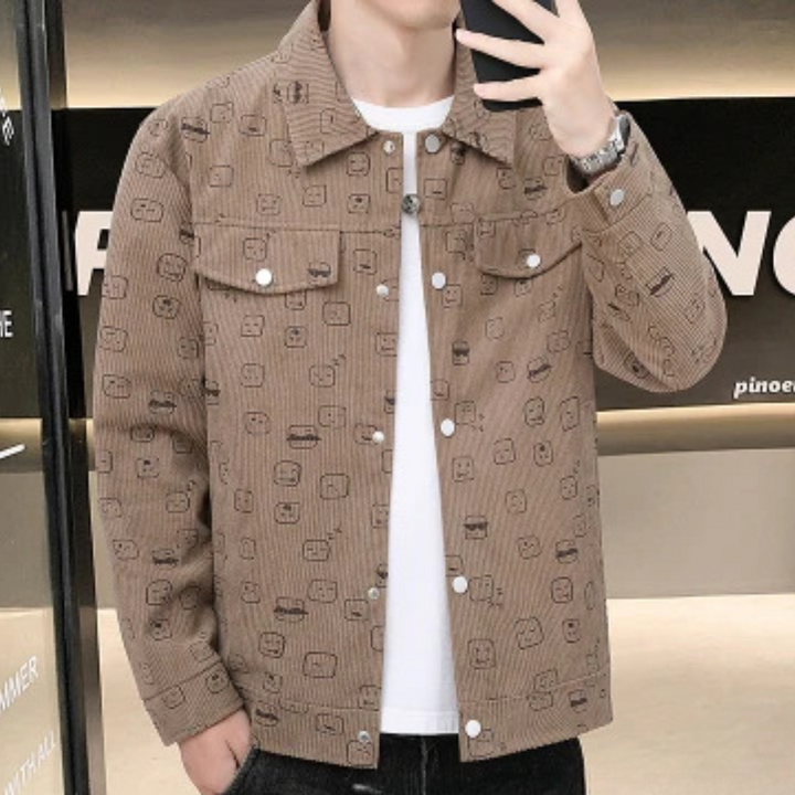 Ionut - Elegant Men's Corduroy Outdoor Outfits for a Fashionable Look