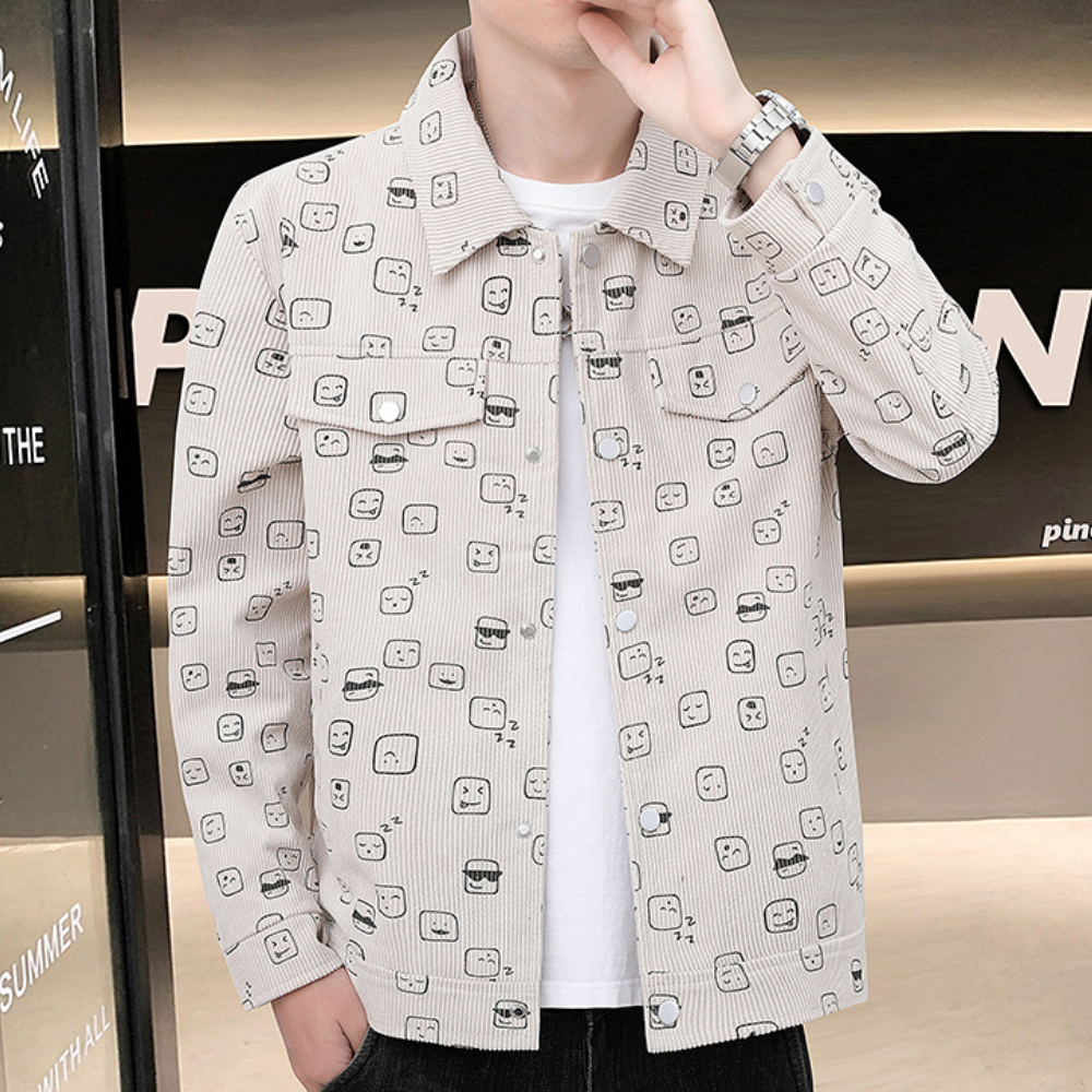 Ionut - Elegant Men's Corduroy Outdoor Outfits for a Fashionable Look