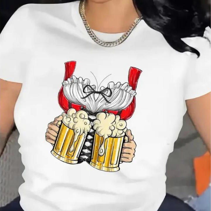 Odetta - Cozy Women's Oktoberfest T-Shirt for Maximum Comfort