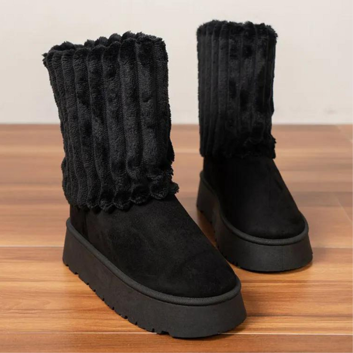 Hollow - Trendy and Warm Thick Winter Boots for Perfect Snow Days