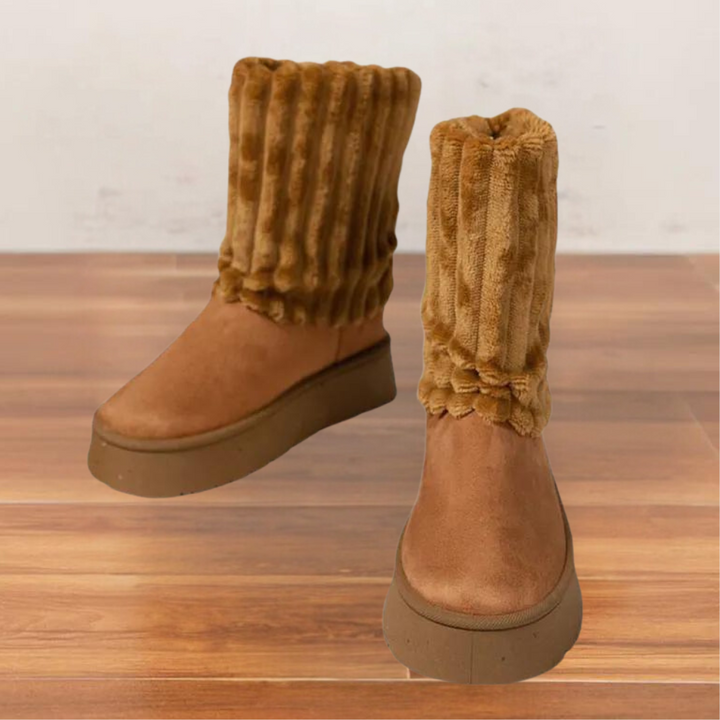 Hollow - Trendy and Warm Thick Winter Boots for Perfect Snow Days