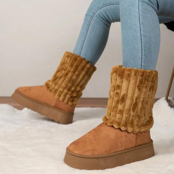 Hollow - Trendy and Warm Thick Winter Boots for Perfect Snow Days