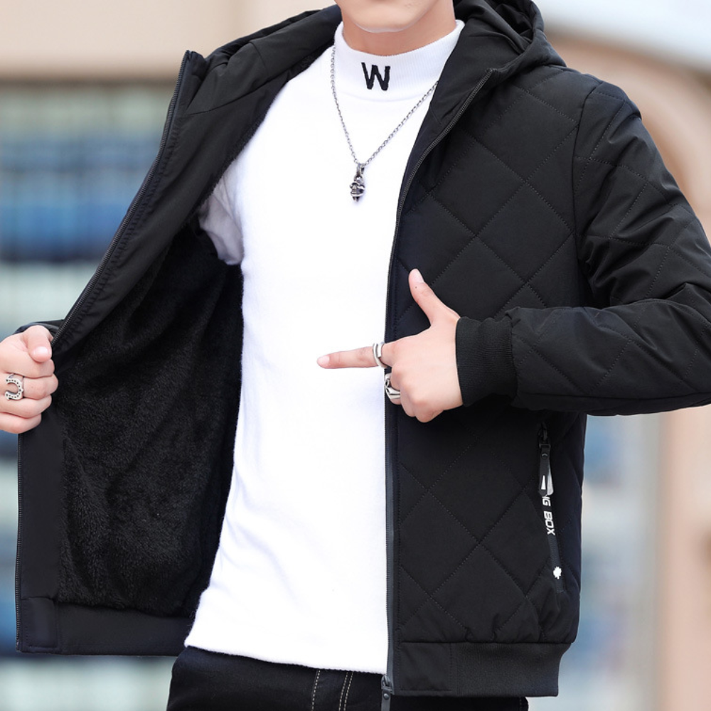 Elie - Stylish and comfortable men's hooded jacket