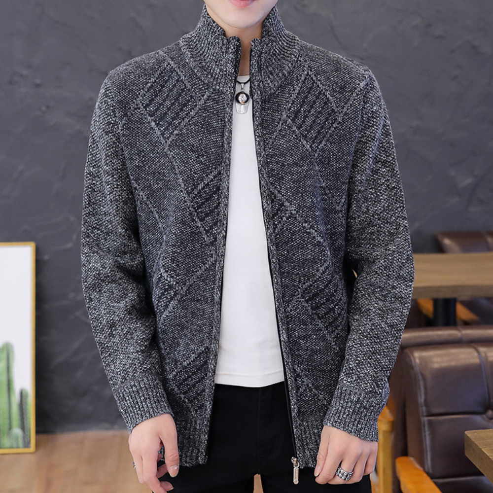 Blaisdell - Stylish Knitted Cardigan for the Modern Man's Hedgehog
