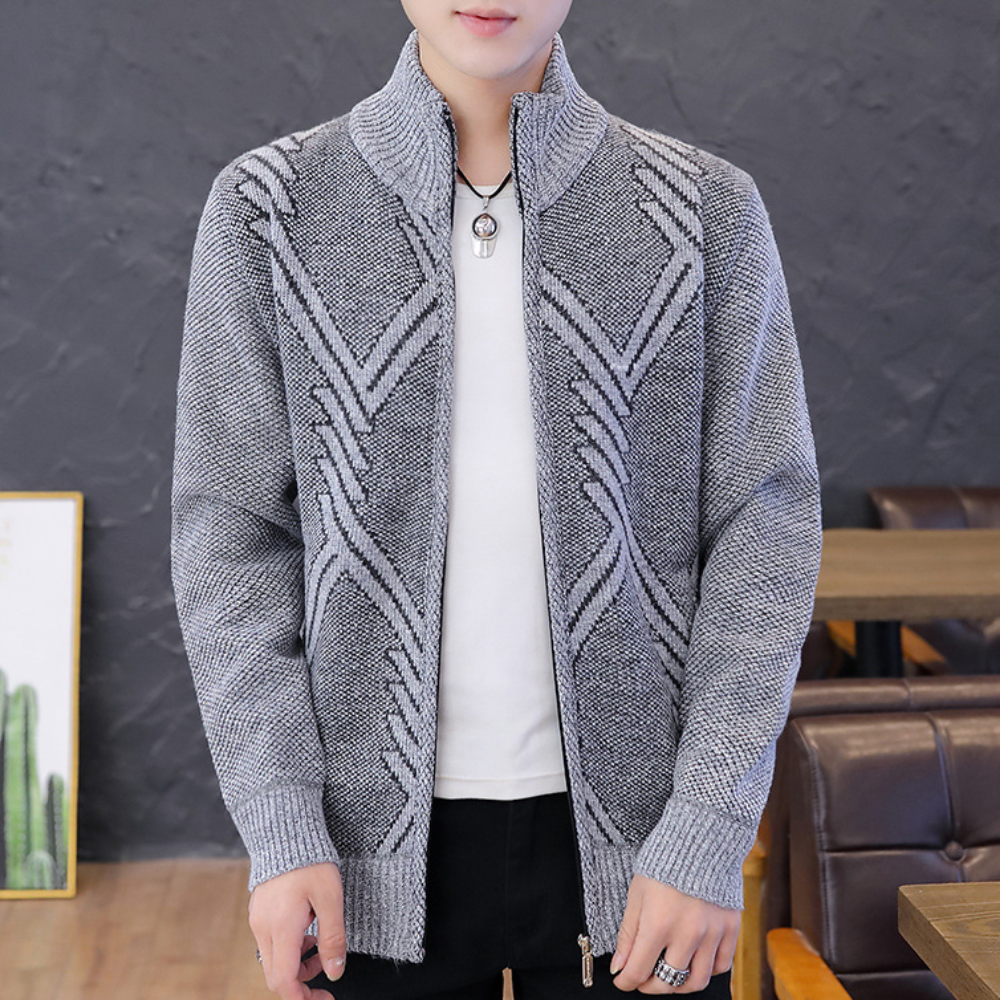 Blaisdell - Stylish Knitted Cardigan for the Modern Man's Hedgehog