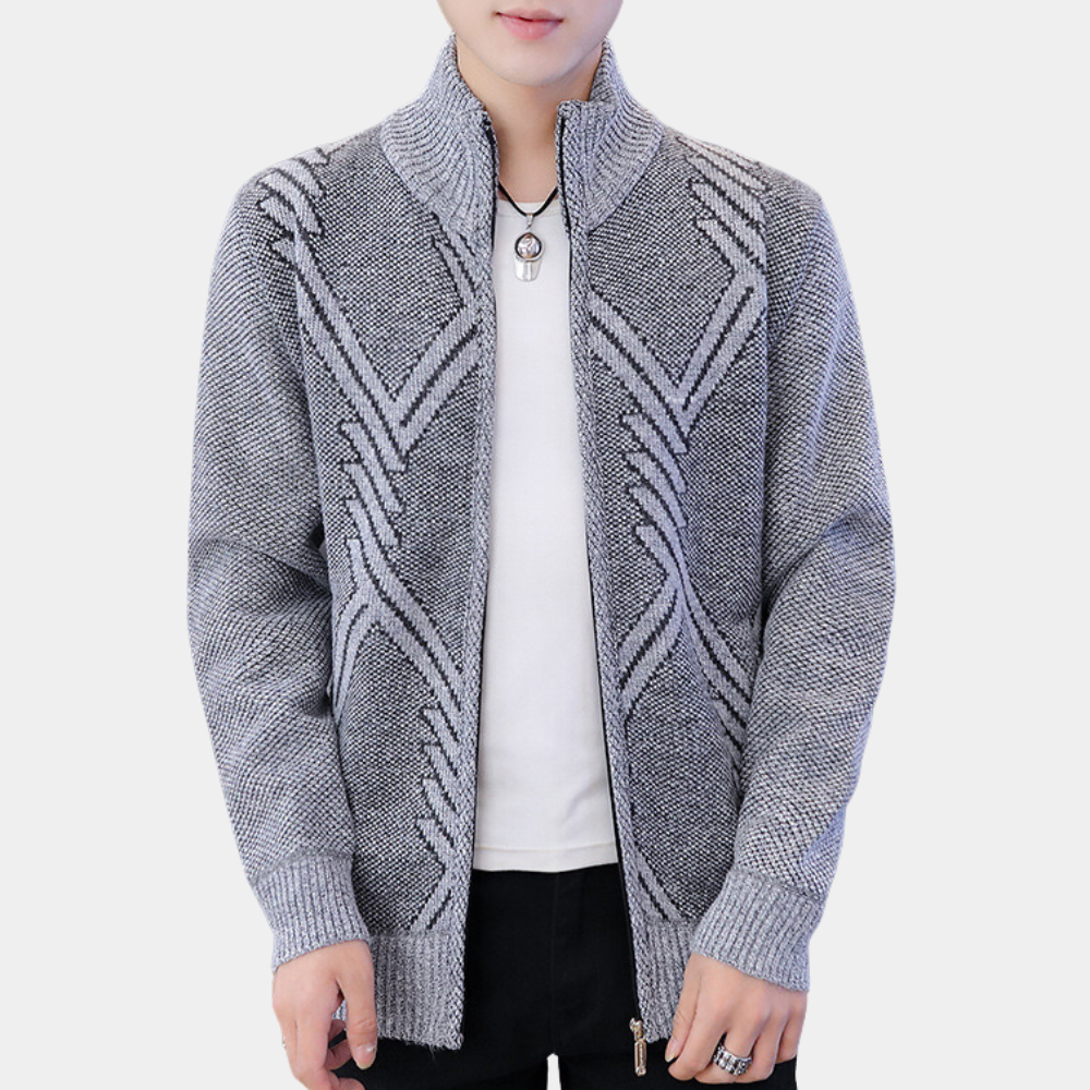 Blaisdell - Stylish Knitted Cardigan for the Modern Man's Hedgehog