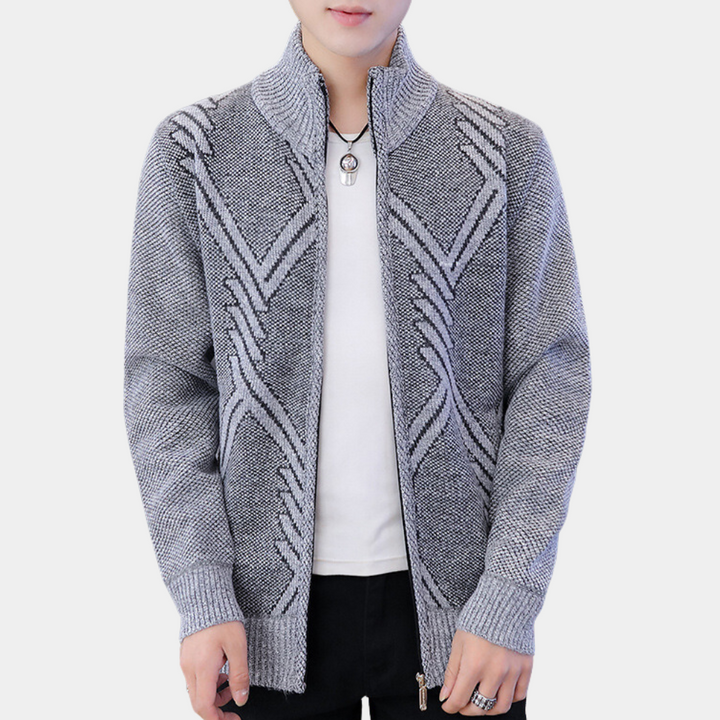 Blaisdell - Stylish Knitted Cardigan for the Modern Man's Hedgehog