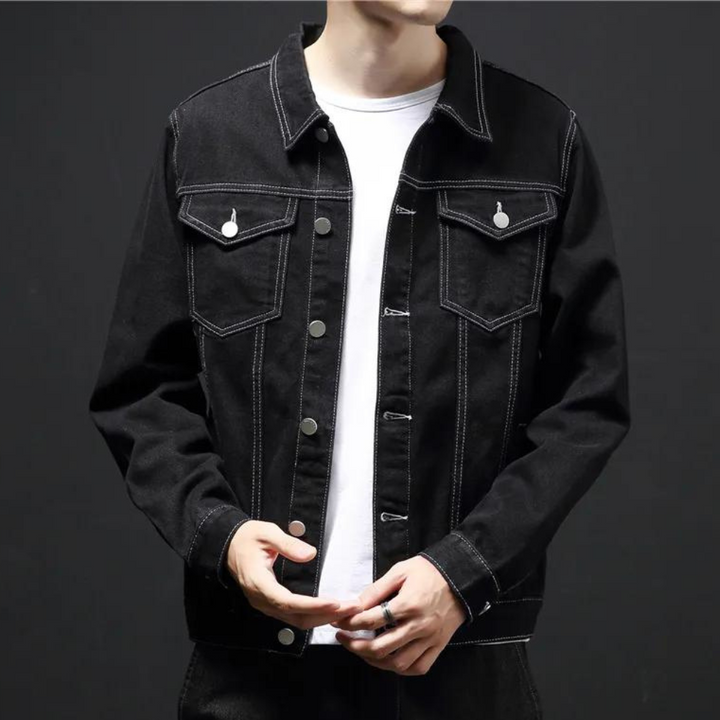 Darcio - Trendy Denim Winter Coat for the Modern Man