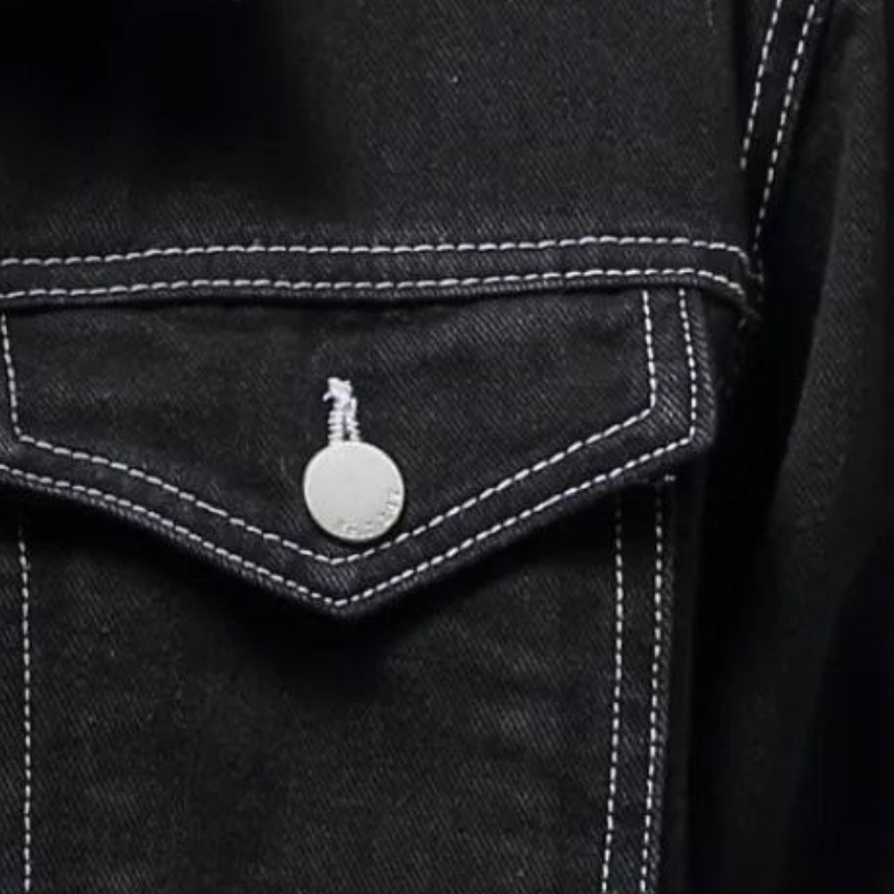 Darcio - Trendy Denim Winter Coat for the Modern Man