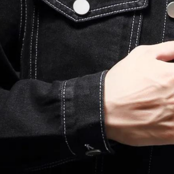 Darcio - Trendy Denim Winter Coat for the Modern Man
