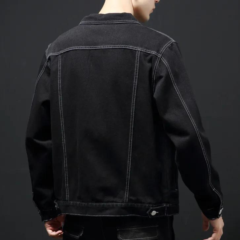 Darcio - Trendy Denim Winter Coat for the Modern Man