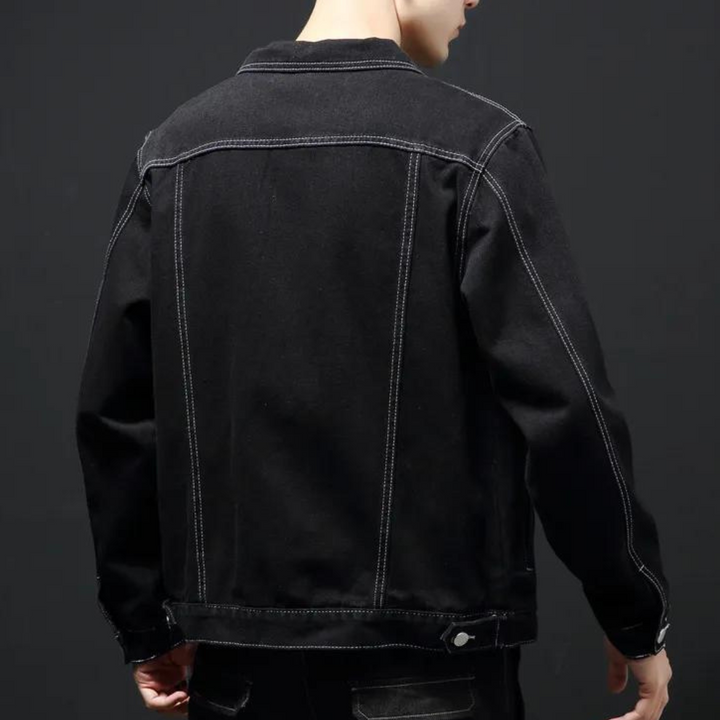 Darcio - Trendy Denim Winter Coat for the Modern Man