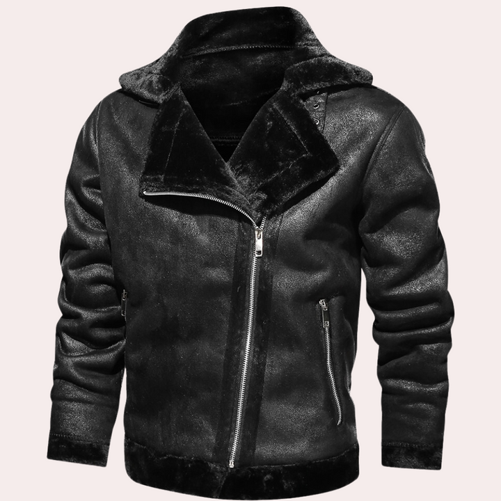 Drugi - Elegant Classic Winter Jacket for Men