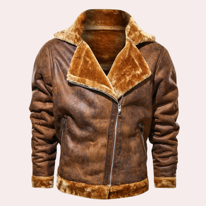 Drugi - Elegant Classic Winter Jacket for Men