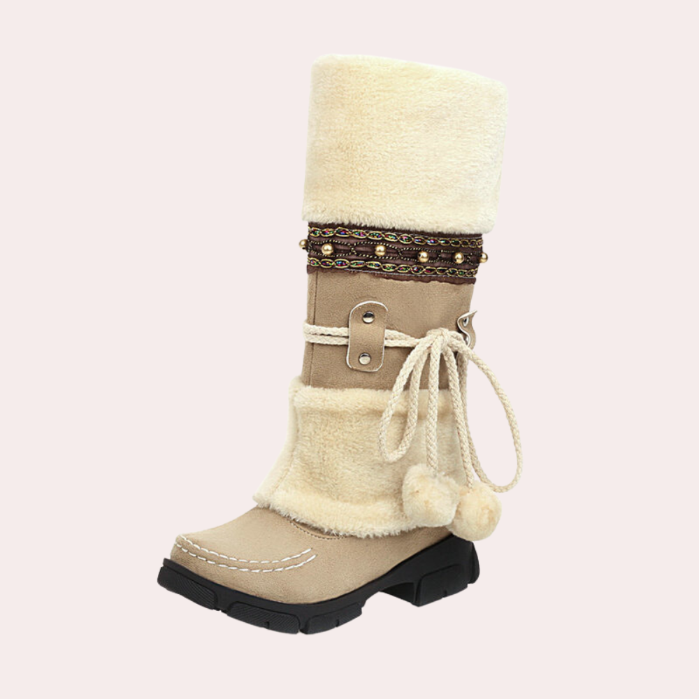 Angelia - Trendy and Comfortable Warm Snow Boots for Women