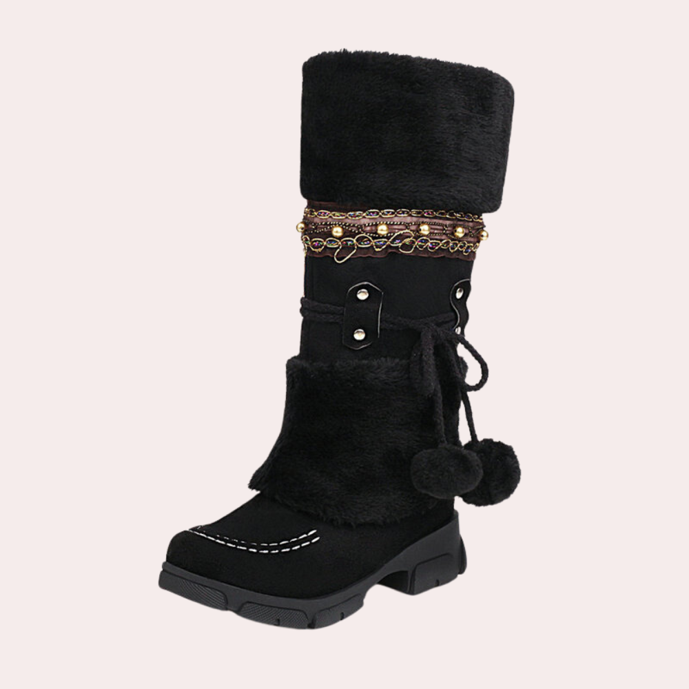 Angelia - Trendy and Comfortable Warm Snow Boots for Women