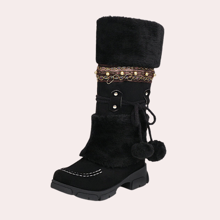 Angelia - Trendy and Comfortable Warm Snow Boots for Women