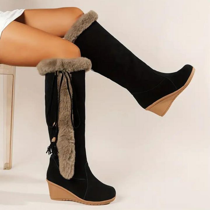 Gisella - Women's Knee-high Winter Boots for a Stylish Look