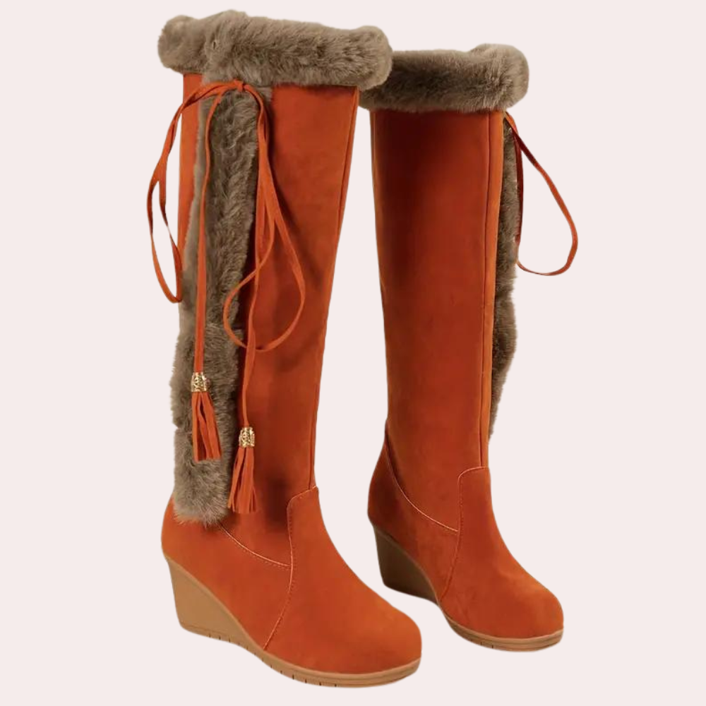 Gisella - Women's Knee-high Winter Boots for a Stylish Look