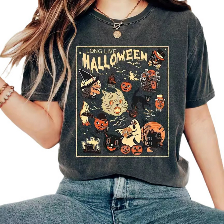 Jazmina - Stylish Casual Halloween Tee for Women