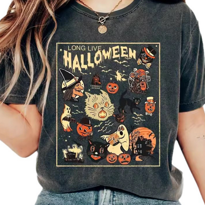 Jazmina - Stylish Casual Halloween Tee for Women