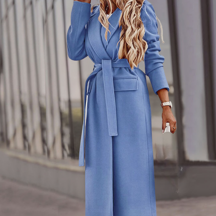 Valeraine - Stylish Women's Coat with Flattering Belt