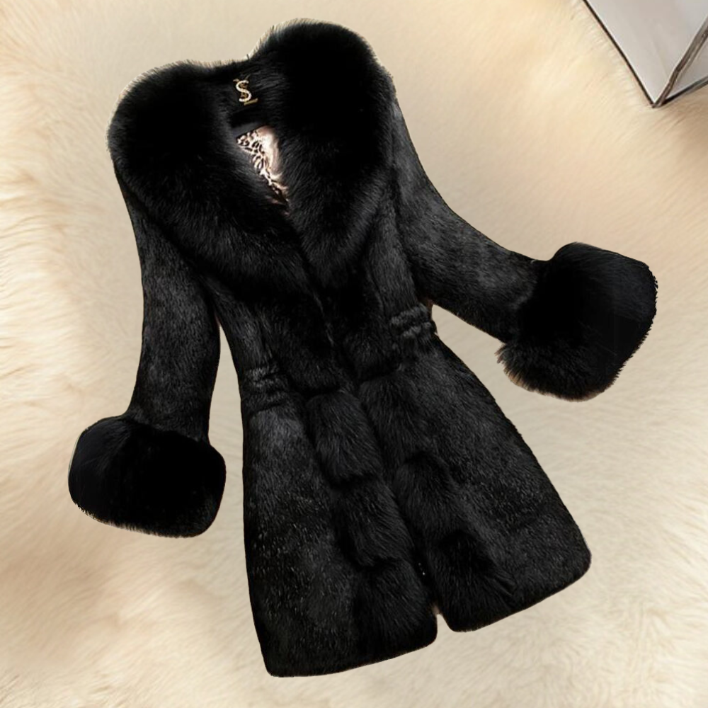 GIUSEPPINA - Luxury Fluffy Women's Coat for a Sophisticated Look